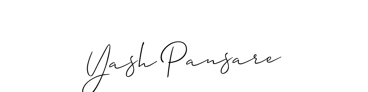 Similarly Allison_Script is the best handwritten signature design. Signature creator online .You can use it as an online autograph creator for name Yash Pansare. Yash Pansare signature style 2 images and pictures png