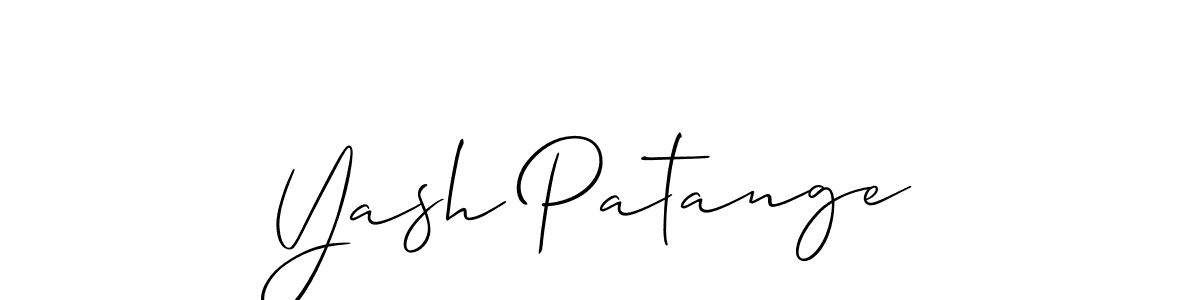 Best and Professional Signature Style for Yash Patange. Allison_Script Best Signature Style Collection. Yash Patange signature style 2 images and pictures png