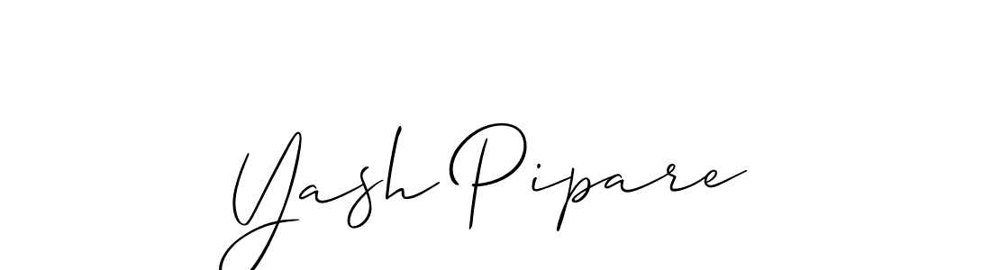 Make a beautiful signature design for name Yash Pipare. Use this online signature maker to create a handwritten signature for free. Yash Pipare signature style 2 images and pictures png