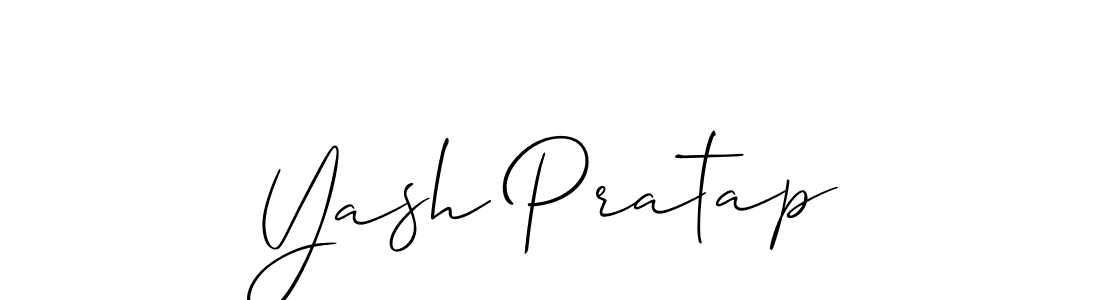 You should practise on your own different ways (Allison_Script) to write your name (Yash Pratap) in signature. don't let someone else do it for you. Yash Pratap signature style 2 images and pictures png