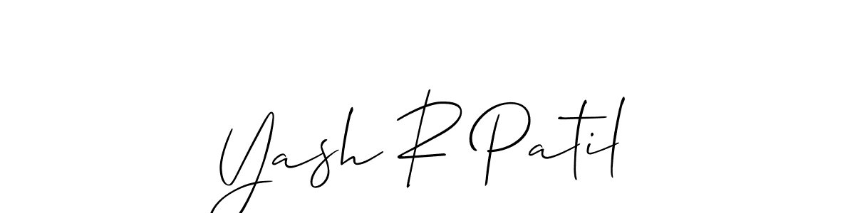 Similarly Allison_Script is the best handwritten signature design. Signature creator online .You can use it as an online autograph creator for name Yash R Patil. Yash R Patil signature style 2 images and pictures png