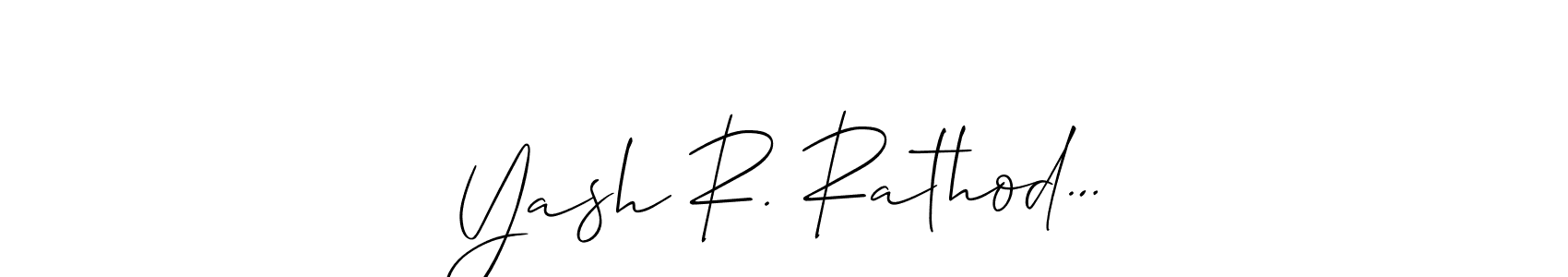 Make a beautiful signature design for name Yash R. Rathod…. Use this online signature maker to create a handwritten signature for free. Yash R. Rathod… signature style 2 images and pictures png