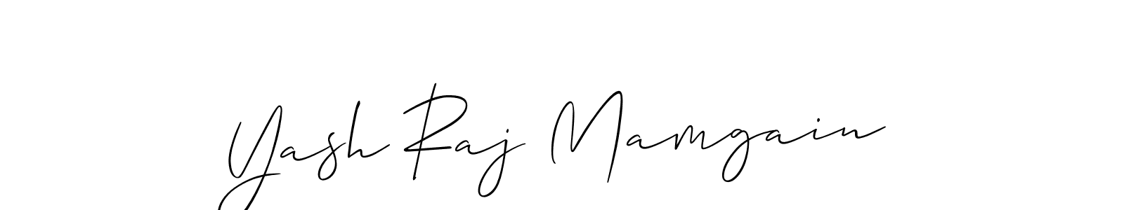 Also You can easily find your signature by using the search form. We will create Yash Raj Mamgain name handwritten signature images for you free of cost using Allison_Script sign style. Yash Raj Mamgain signature style 2 images and pictures png