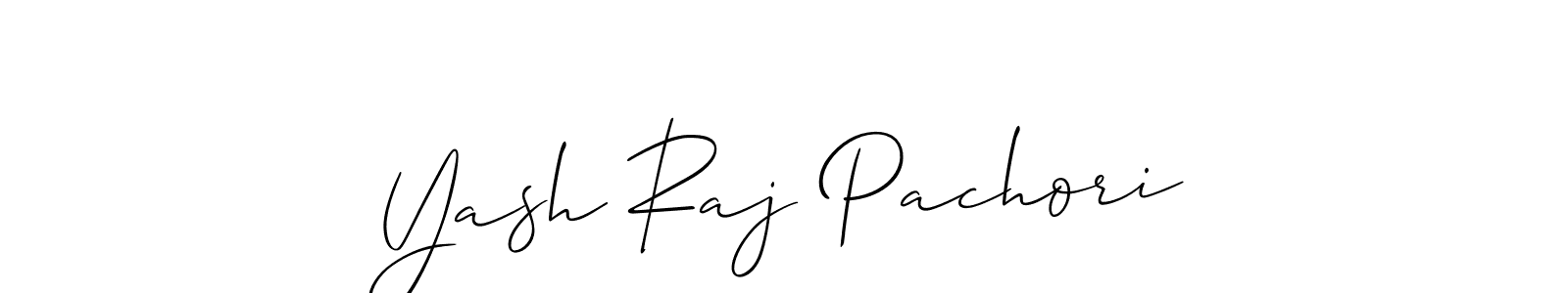 It looks lik you need a new signature style for name Yash Raj Pachori. Design unique handwritten (Allison_Script) signature with our free signature maker in just a few clicks. Yash Raj Pachori signature style 2 images and pictures png