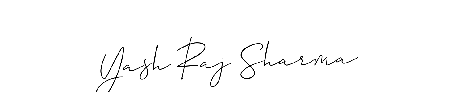 How to Draw Yash Raj Sharma signature style? Allison_Script is a latest design signature styles for name Yash Raj Sharma. Yash Raj Sharma signature style 2 images and pictures png