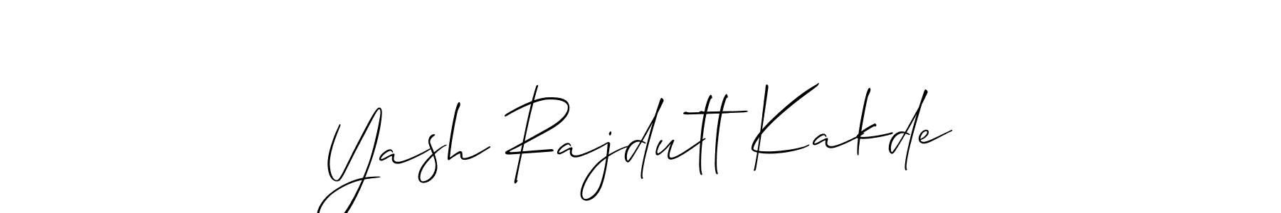 You can use this online signature creator to create a handwritten signature for the name Yash Rajdutt Kakde. This is the best online autograph maker. Yash Rajdutt Kakde signature style 2 images and pictures png