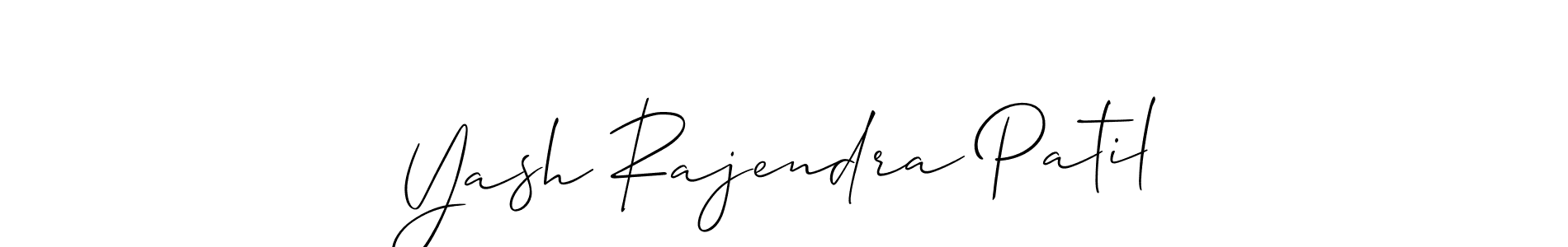 How to make Yash Rajendra Patil signature? Allison_Script is a professional autograph style. Create handwritten signature for Yash Rajendra Patil name. Yash Rajendra Patil signature style 2 images and pictures png