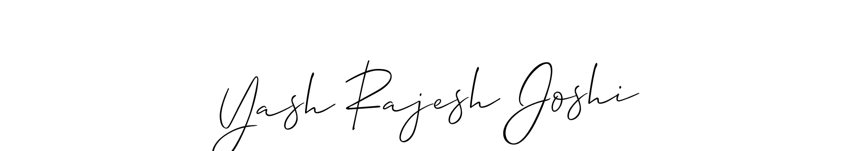 if you are searching for the best signature style for your name Yash Rajesh Joshi. so please give up your signature search. here we have designed multiple signature styles  using Allison_Script. Yash Rajesh Joshi signature style 2 images and pictures png
