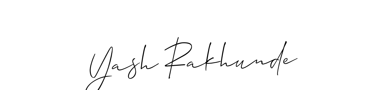 Once you've used our free online signature maker to create your best signature Allison_Script style, it's time to enjoy all of the benefits that Yash Rakhunde name signing documents. Yash Rakhunde signature style 2 images and pictures png