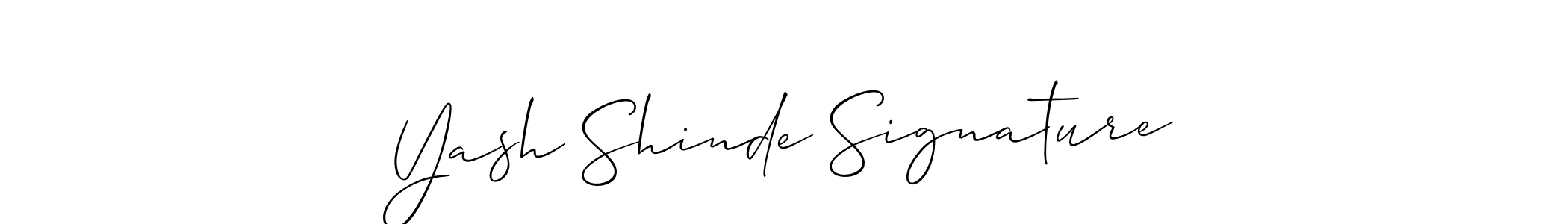 This is the best signature style for the Yash Shinde Signature name. Also you like these signature font (Allison_Script). Mix name signature. Yash Shinde Signature signature style 2 images and pictures png