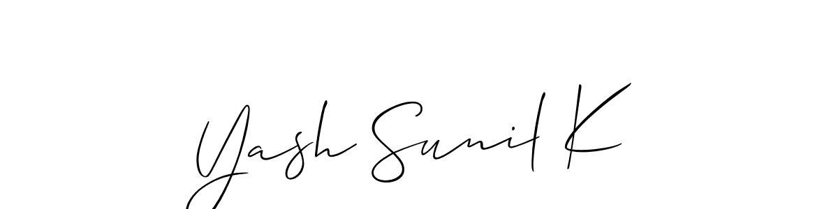 Once you've used our free online signature maker to create your best signature Allison_Script style, it's time to enjoy all of the benefits that Yash Sunil K name signing documents. Yash Sunil K signature style 2 images and pictures png