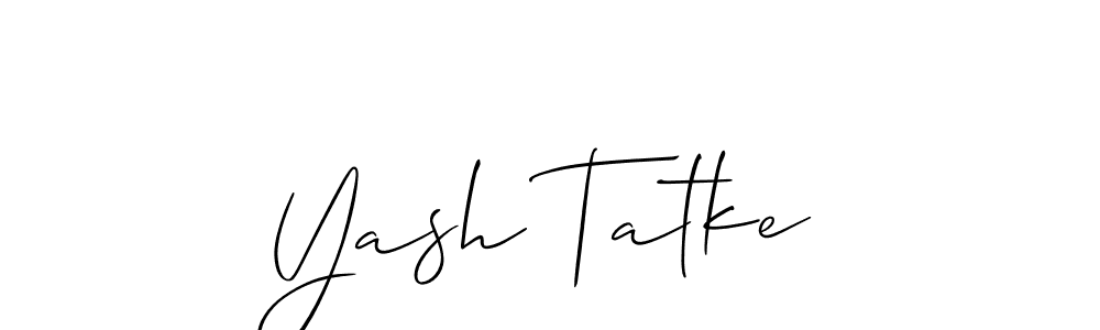 You can use this online signature creator to create a handwritten signature for the name Yash Tatke. This is the best online autograph maker. Yash Tatke signature style 2 images and pictures png