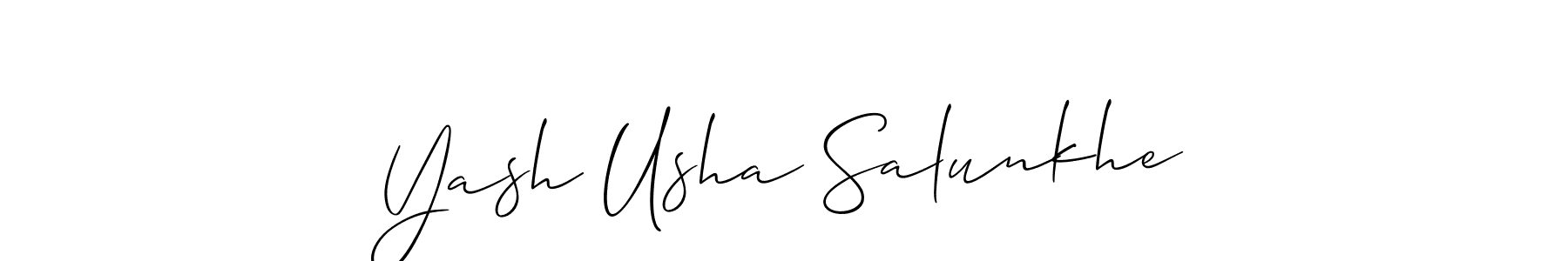 See photos of Yash Usha Salunkhe official signature by Spectra . Check more albums & portfolios. Read reviews & check more about Allison_Script font. Yash Usha Salunkhe signature style 2 images and pictures png