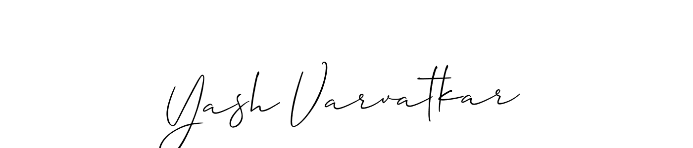 Once you've used our free online signature maker to create your best signature Allison_Script style, it's time to enjoy all of the benefits that Yash Varvatkar name signing documents. Yash Varvatkar signature style 2 images and pictures png