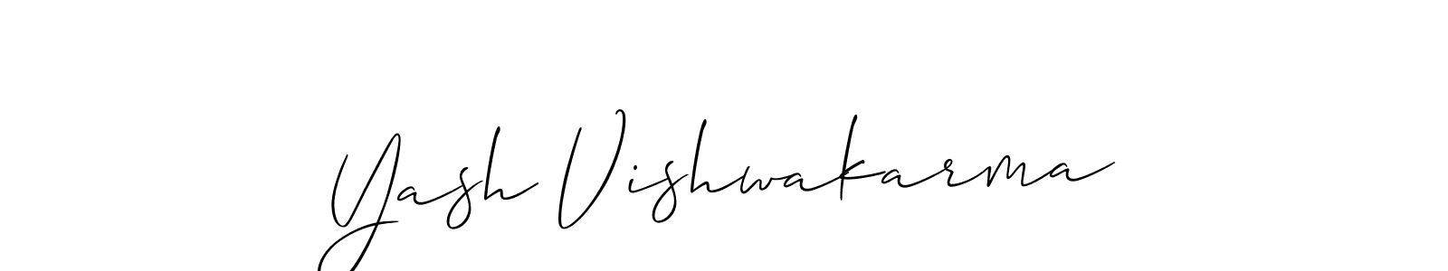 This is the best signature style for the Yash Vishwakarma name. Also you like these signature font (Allison_Script). Mix name signature. Yash Vishwakarma signature style 2 images and pictures png