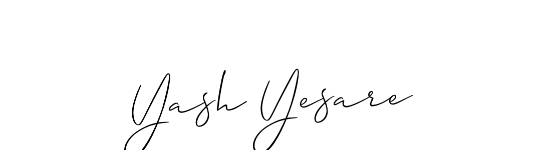 Best and Professional Signature Style for Yash Yesare. Allison_Script Best Signature Style Collection. Yash Yesare signature style 2 images and pictures png