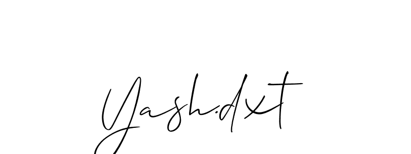How to Draw Yash.dxt signature style? Allison_Script is a latest design signature styles for name Yash.dxt. Yash.dxt signature style 2 images and pictures png