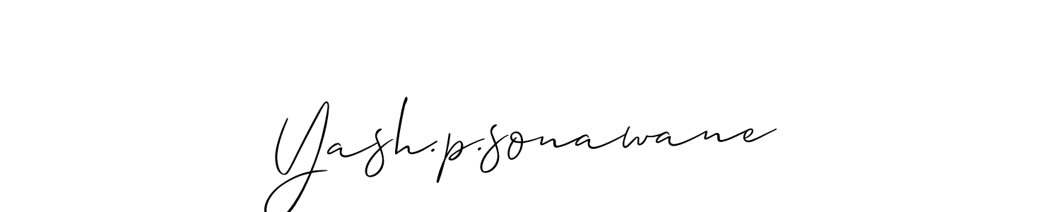 This is the best signature style for the Yash.p.sonawane name. Also you like these signature font (Allison_Script). Mix name signature. Yash.p.sonawane signature style 2 images and pictures png