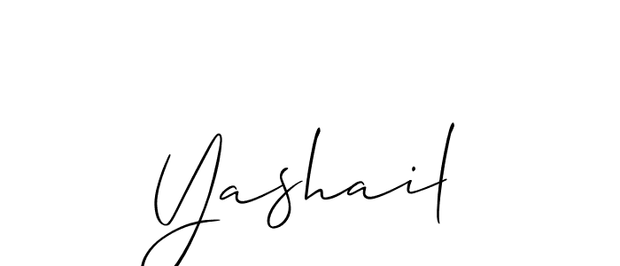 Make a short Yashail signature style. Manage your documents anywhere anytime using Allison_Script. Create and add eSignatures, submit forms, share and send files easily. Yashail signature style 2 images and pictures png