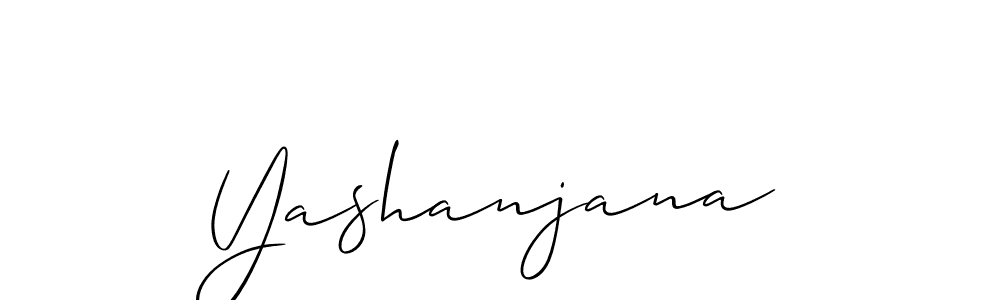 Yashanjana stylish signature style. Best Handwritten Sign (Allison_Script) for my name. Handwritten Signature Collection Ideas for my name Yashanjana. Yashanjana signature style 2 images and pictures png