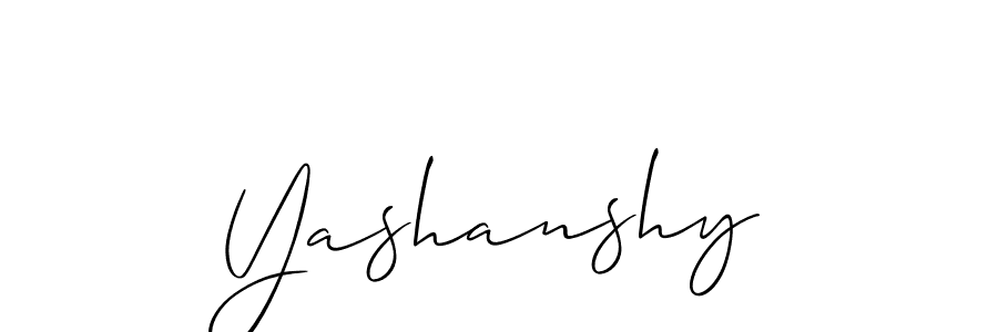 Once you've used our free online signature maker to create your best signature Allison_Script style, it's time to enjoy all of the benefits that Yashanshy name signing documents. Yashanshy signature style 2 images and pictures png