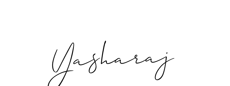 Create a beautiful signature design for name Yasharaj. With this signature (Allison_Script) fonts, you can make a handwritten signature for free. Yasharaj signature style 2 images and pictures png