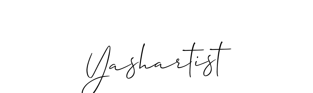 Similarly Allison_Script is the best handwritten signature design. Signature creator online .You can use it as an online autograph creator for name Yashartist. Yashartist signature style 2 images and pictures png