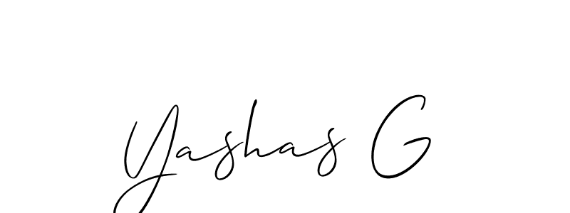 Here are the top 10 professional signature styles for the name Yashas G. These are the best autograph styles you can use for your name. Yashas G signature style 2 images and pictures png