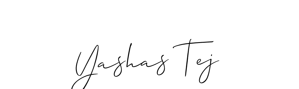 Make a short Yashas Tej signature style. Manage your documents anywhere anytime using Allison_Script. Create and add eSignatures, submit forms, share and send files easily. Yashas Tej signature style 2 images and pictures png