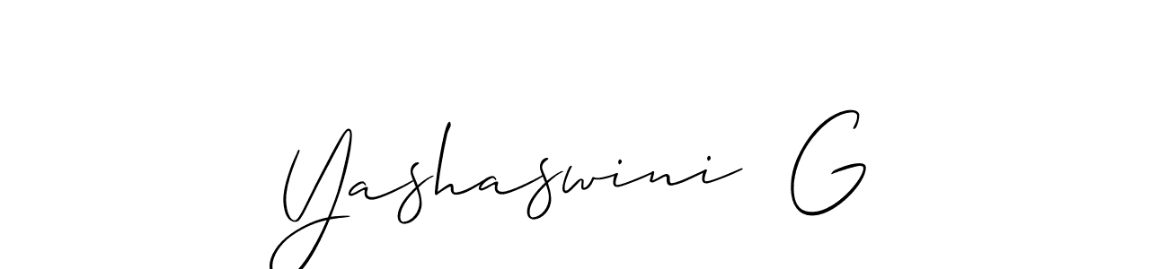 You can use this online signature creator to create a handwritten signature for the name Yashaswini  G. This is the best online autograph maker. Yashaswini  G signature style 2 images and pictures png