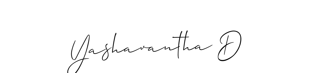 Make a short Yashavantha D signature style. Manage your documents anywhere anytime using Allison_Script. Create and add eSignatures, submit forms, share and send files easily. Yashavantha D signature style 2 images and pictures png