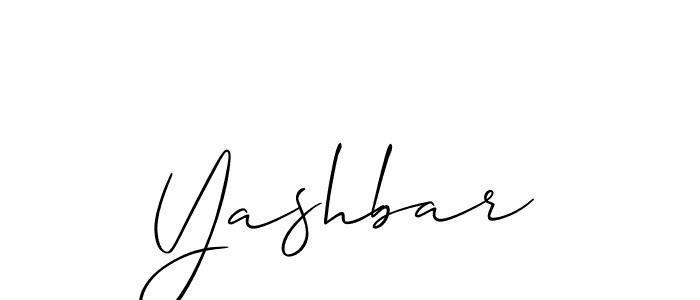 Allison_Script is a professional signature style that is perfect for those who want to add a touch of class to their signature. It is also a great choice for those who want to make their signature more unique. Get Yashbar name to fancy signature for free. Yashbar signature style 2 images and pictures png