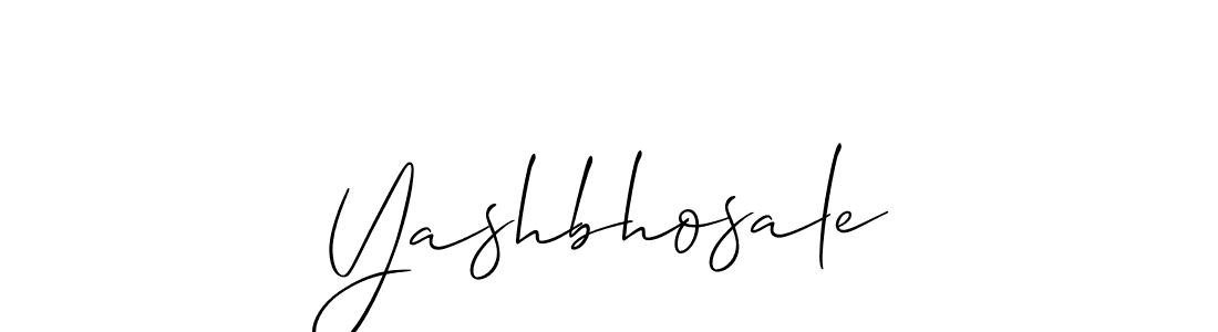 The best way (Allison_Script) to make a short signature is to pick only two or three words in your name. The name Yashbhosale include a total of six letters. For converting this name. Yashbhosale signature style 2 images and pictures png