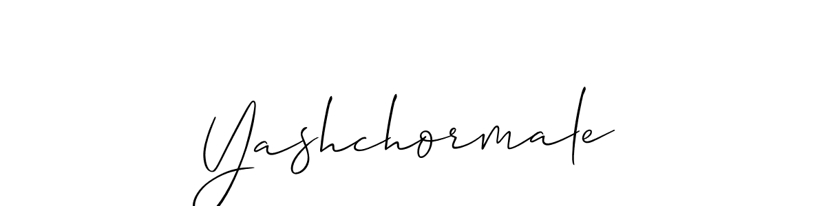 Also we have Yashchormale name is the best signature style. Create professional handwritten signature collection using Allison_Script autograph style. Yashchormale signature style 2 images and pictures png