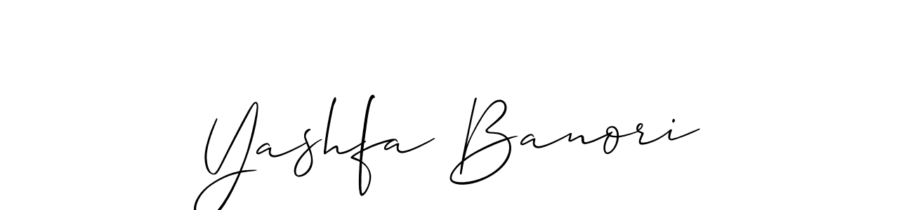 The best way (Allison_Script) to make a short signature is to pick only two or three words in your name. The name Yashfa Banori include a total of six letters. For converting this name. Yashfa Banori signature style 2 images and pictures png