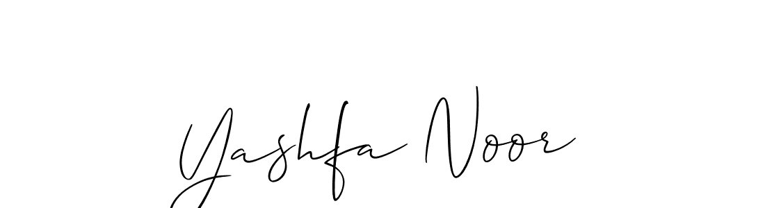 How to Draw Yashfa Noor signature style? Allison_Script is a latest design signature styles for name Yashfa Noor. Yashfa Noor signature style 2 images and pictures png