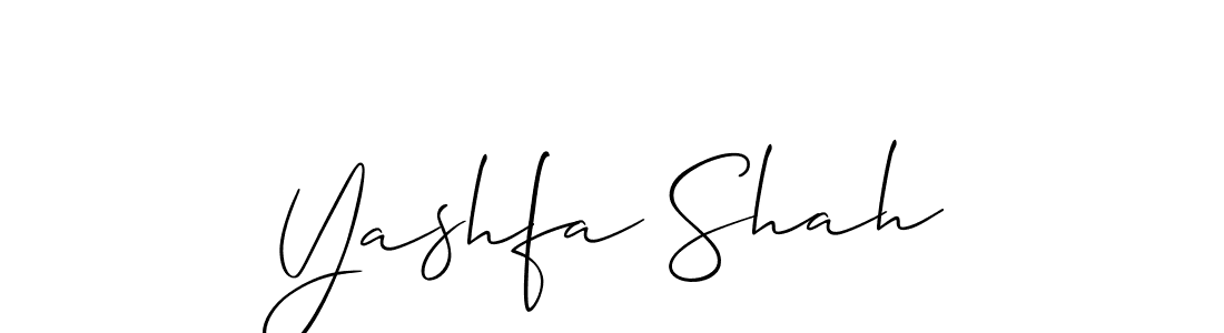 How to Draw Yashfa Shah signature style? Allison_Script is a latest design signature styles for name Yashfa Shah. Yashfa Shah signature style 2 images and pictures png