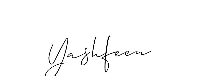 Make a short Yashfeen signature style. Manage your documents anywhere anytime using Allison_Script. Create and add eSignatures, submit forms, share and send files easily. Yashfeen signature style 2 images and pictures png