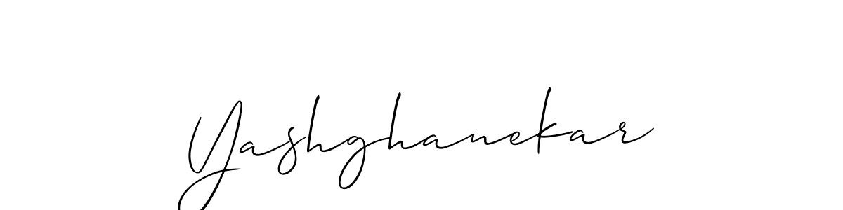 How to make Yashghanekar name signature. Use Allison_Script style for creating short signs online. This is the latest handwritten sign. Yashghanekar signature style 2 images and pictures png