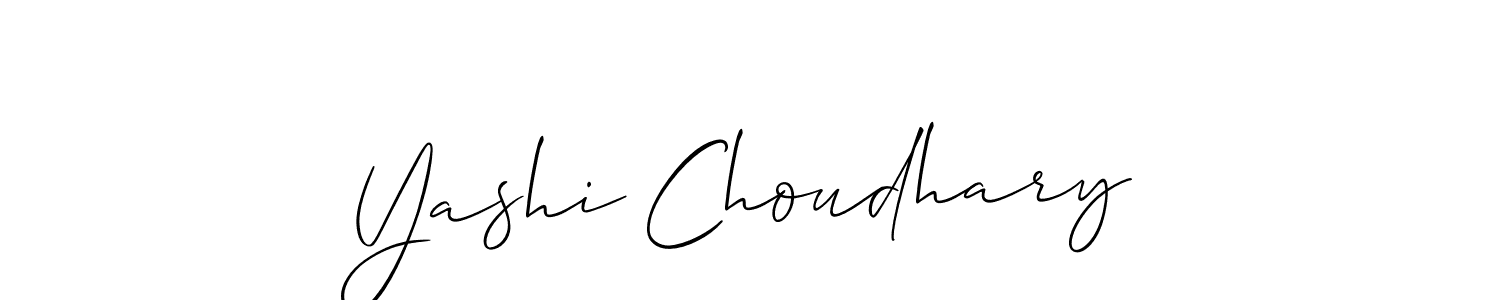 This is the best signature style for the Yashi Choudhary name. Also you like these signature font (Allison_Script). Mix name signature. Yashi Choudhary signature style 2 images and pictures png