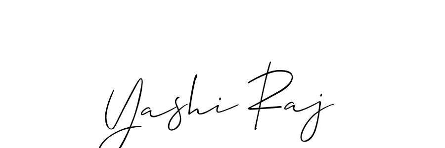 You should practise on your own different ways (Allison_Script) to write your name (Yashi Raj) in signature. don't let someone else do it for you. Yashi Raj signature style 2 images and pictures png