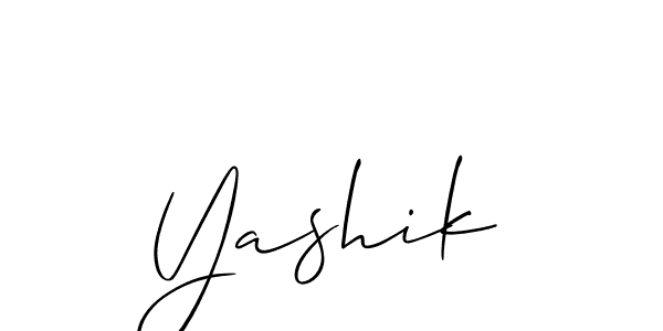 You should practise on your own different ways (Allison_Script) to write your name (Yashik) in signature. don't let someone else do it for you. Yashik signature style 2 images and pictures png