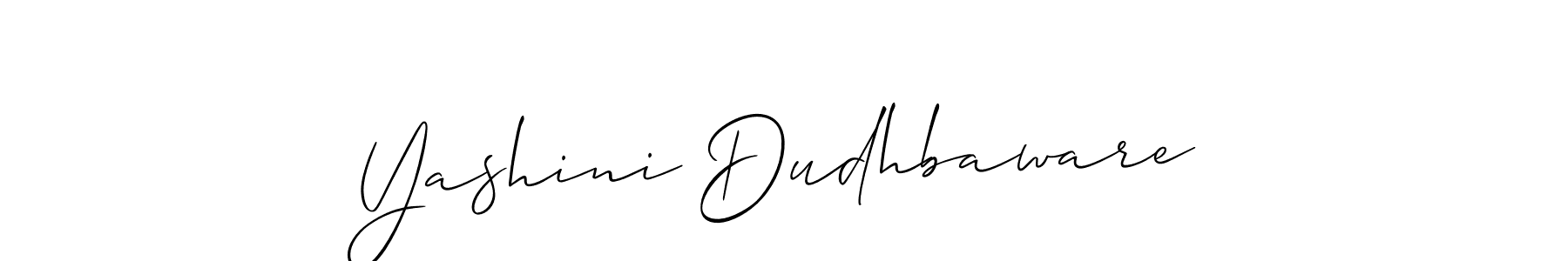 This is the best signature style for the Yashini Dudhbaware name. Also you like these signature font (Allison_Script). Mix name signature. Yashini Dudhbaware signature style 2 images and pictures png