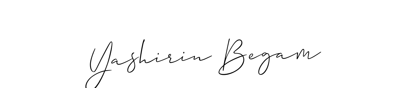 The best way (Allison_Script) to make a short signature is to pick only two or three words in your name. The name Yashirin Begam include a total of six letters. For converting this name. Yashirin Begam signature style 2 images and pictures png