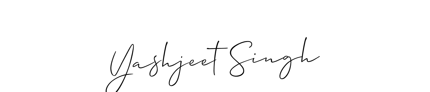 How to make Yashjeet Singh signature? Allison_Script is a professional autograph style. Create handwritten signature for Yashjeet Singh name. Yashjeet Singh signature style 2 images and pictures png