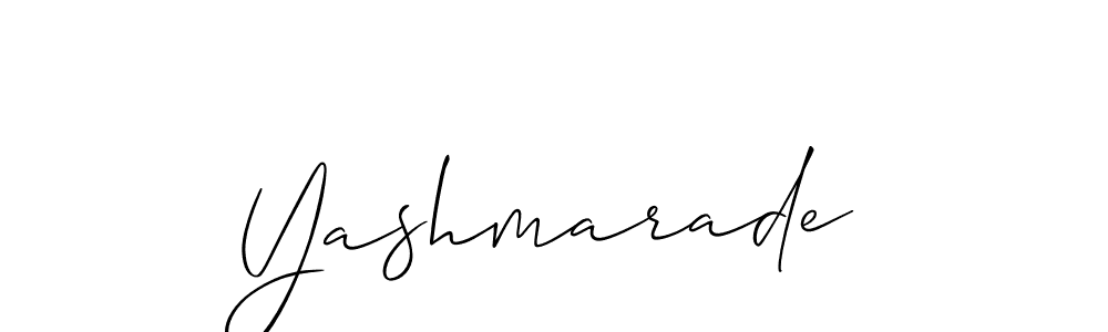 The best way (Allison_Script) to make a short signature is to pick only two or three words in your name. The name Yashmarade include a total of six letters. For converting this name. Yashmarade signature style 2 images and pictures png