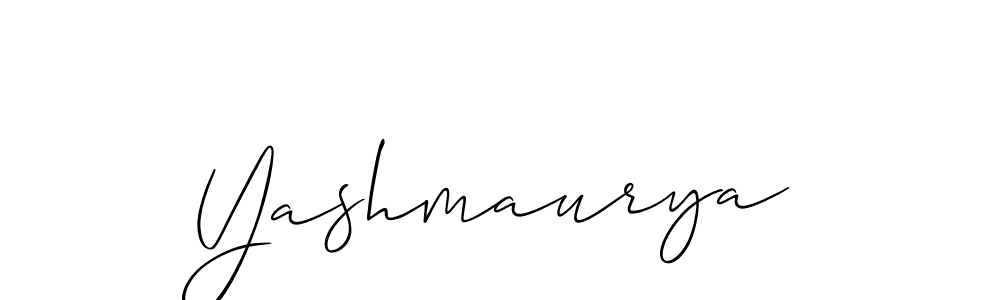 It looks lik you need a new signature style for name Yashmaurya. Design unique handwritten (Allison_Script) signature with our free signature maker in just a few clicks. Yashmaurya signature style 2 images and pictures png