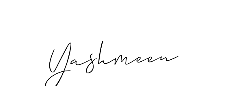 Make a beautiful signature design for name Yashmeen. Use this online signature maker to create a handwritten signature for free. Yashmeen signature style 2 images and pictures png