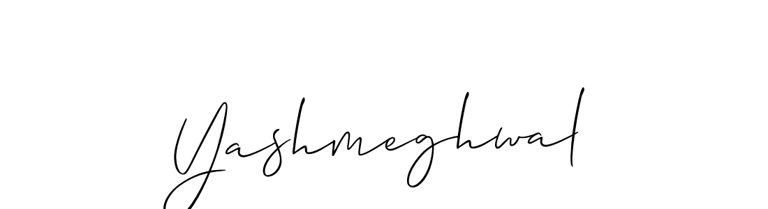 Yashmeghwal stylish signature style. Best Handwritten Sign (Allison_Script) for my name. Handwritten Signature Collection Ideas for my name Yashmeghwal. Yashmeghwal signature style 2 images and pictures png