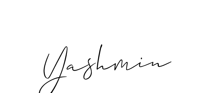Make a beautiful signature design for name Yashmin. Use this online signature maker to create a handwritten signature for free. Yashmin signature style 2 images and pictures png